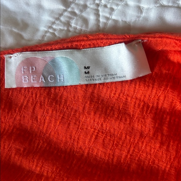 Free people Elegant Orange Maxi Dress Length 58 inches excellent condition - Picture 2 of 9